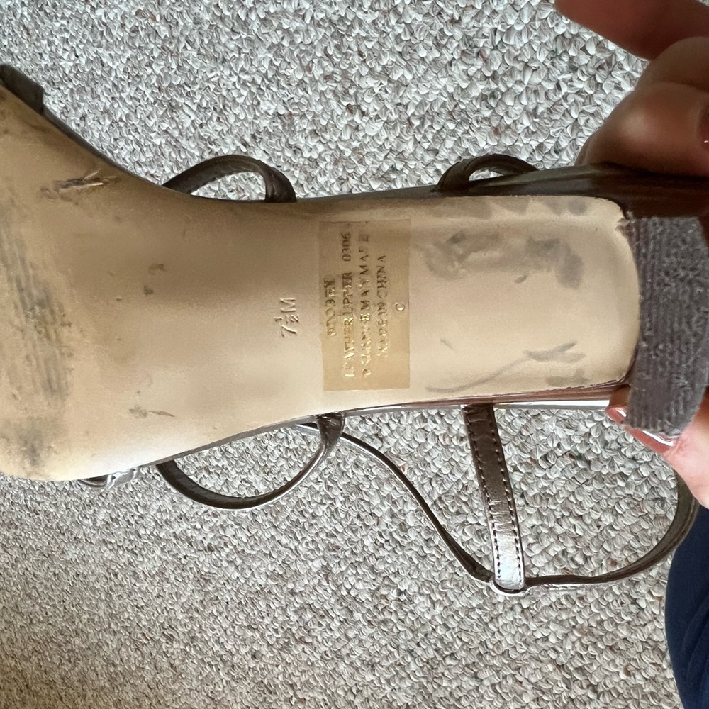 Bandolino Taupe Strappy Heels - Picture 7 of 8